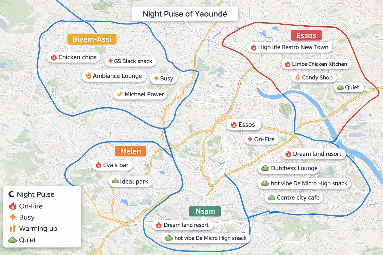Image Placeholder: Dashboard showing sales, stock, and active orders in a modern African lounge
